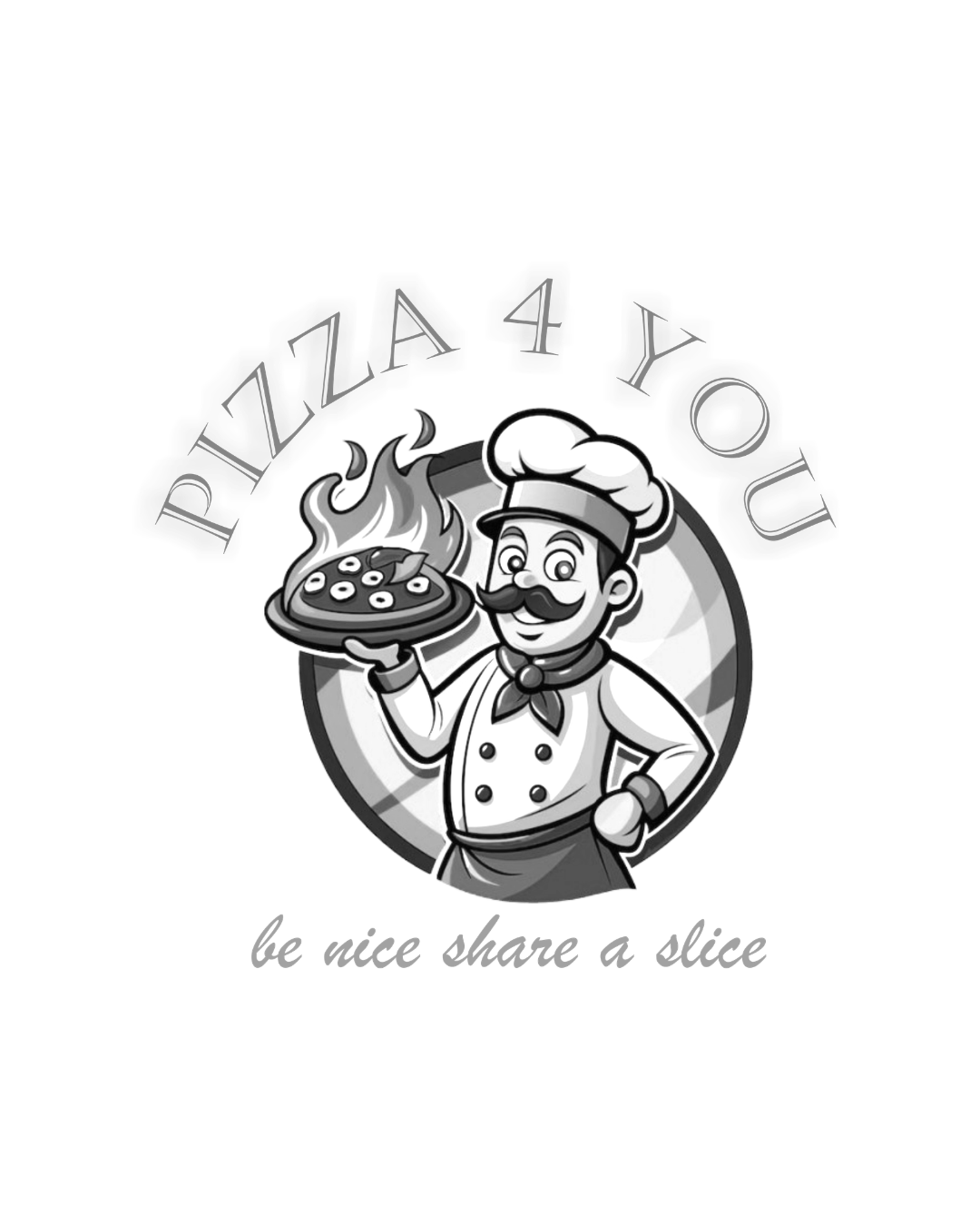 Pizza 4 You Logo